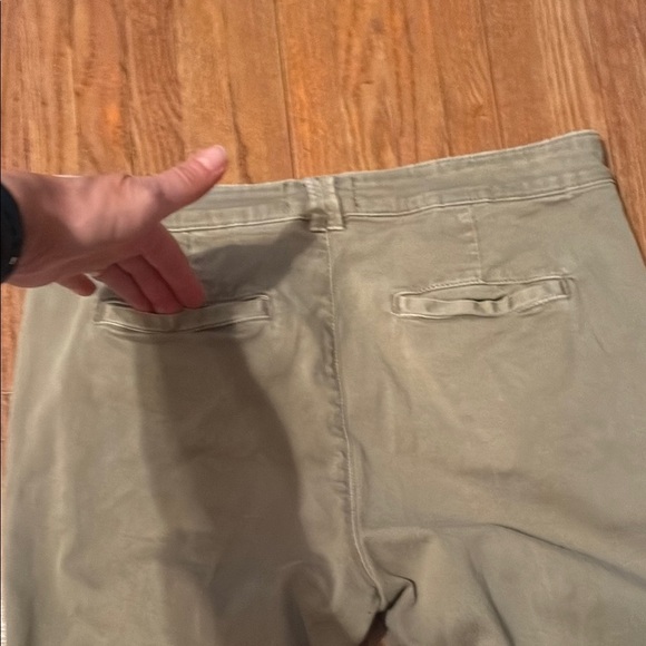 Chino Chic Khaki Straight Leg Women's Pants - Picture 8 of 14